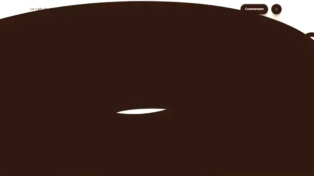 Aperçu de la page d'accueil de Brew & Bean